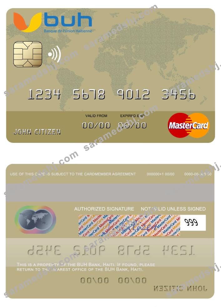 Haiti BUH Bank mastercard